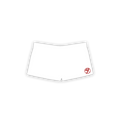 MS ALABAMA MINI WHITE SHORTS