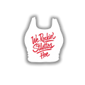 WE ROCKIN' STILETTOS HOE WHITE TANK