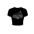 STILETTOS CLUB BLACK CROP TOP